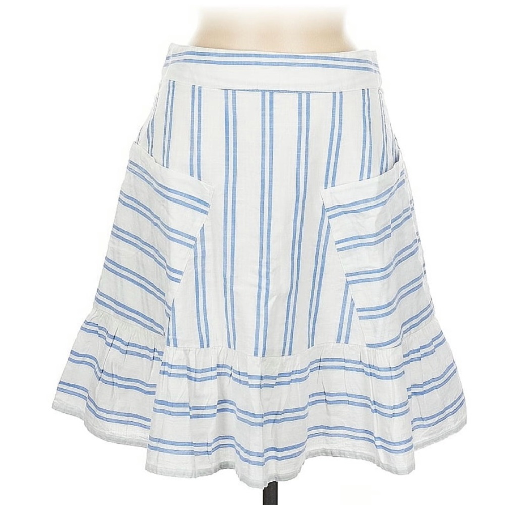 Esprit A-Line Skirt with Blue Stripes